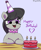 Size: 2200x2700 | Tagged: safe, artist:sugardotxtra, octavia melody, earth pony, pony, g4, birthday, birthday cake, cake, candle, cute, female, food, happy, hat, high res, mare, party hat, smiling, solo, tavibetes