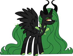 Size: 2979x2310 | Tagged: safe, artist:kurosawakuro, oc, oc only, hybrid, pegasus, pony, base used, female, high res, simple background, solo, transparent background