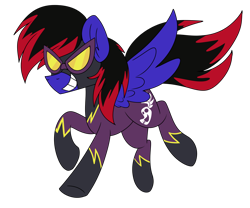 Size: 1280x1063 | Tagged: safe, artist:ladylullabystar, oc, oc:blue spector, pegasus, pony, clothes, costume, male, shadowbolts costume, simple background, solo, stallion, transparent background