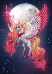 Size: 1280x1811 | Tagged: safe, artist:das_leben, oc, oc only, alicorn, pony, alicorn oc, horn, solo, wings