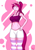 Size: 3307x4677 | Tagged: safe, artist:sforcetheartist, oc, oc only, oc:pink nebula, unicorn, anthro, clothes, female, mare, simple background, socks, solo, stockings, striped socks, thigh highs