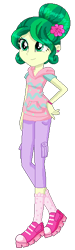 Size: 176x585 | Tagged: safe, artist:gihhbloonde, oc, oc only, equestria girls, g4, base used, clothes, converse, eyelashes, female, hand on hip, shoes, shorts, simple background, smiling, sneakers, solo, transparent background