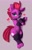 Size: 1685x2673 | Tagged: safe, artist:pabbley, fizzlepop berrytwist, tempest shadow, pony, unicorn, g4, 1 hour art challenge, arm warmers, bedroom eyes, choker, clothes, female, floating heart, heart, leg warmers, mare, smiling, solo, wide hips