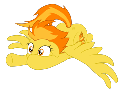 Size: 2700x1946 | Tagged: safe, artist:gmaplay, spitfire, pegasus, pony, g4, ass up, butt, female, firebutt, mare, plot, show accurate, simple background, solo, transparent background