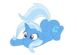 Size: 2700x1946 | Tagged: safe, alternate character, alternate version, artist:gmaplay, trixie, pony, unicorn, g4, ass up, butt, face down ass up, female, plot, simple background, solo, the great and powerful ass, transparent background