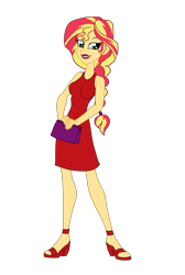 Size: 2530x3760 | Tagged: safe, artist:gmaplay, artist:jmkplover, oc, oc only, oc:sunrise shimmer, equestria girls, g4, high res, simple background, solo, transparent background