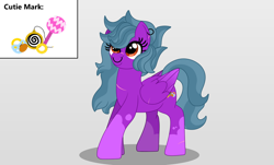 Size: 1280x772 | Tagged: safe, artist:small-brooke1998, oc, oc:lucky spirit, pegasus, pony, adopted oc, adopted pony, ear piercing, earring, jewelry, nose piercing, nose ring, piercing, scar, solo