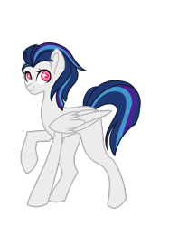 Size: 1810x2414 | Tagged: safe, artist:enifersuch, oc, oc only, pegasus, pony, female, mare, pegasus oc, raised hoof, simple background, solo, transparent background, wings