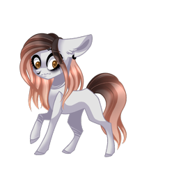 Size: 768x768 | Tagged: safe, artist:enifersuch, oc, oc only, earth pony, pony, female, makeup, mare, raised hoof, simple background, smiling, solo, transparent background