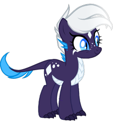Size: 1115x1268 | Tagged: safe, artist:enifersuch, oc, oc only, dracony, dragon, hybrid, pony, base used, female, mare, simple background, solo, transparent background