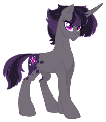 Size: 1490x1706 | Tagged: safe, artist:not-ordinary-pony, derpibooru exclusive, oc, oc only, oc:midnight light, pony, unicorn, 2022 community collab, derpibooru community collaboration, female, mare, simple background, solo, transparent background