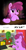 Size: 547x1062 | Tagged: safe, artist:eels, berry punch, berryshine, oc, oc:anon, human, pony, g4, burger, drunk, duo, fastfood restaurant, female, food, hay burger, male, mare, pickup lines, sir this is a wendy's, straight