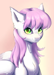 Size: 1280x1792 | Tagged: safe, artist:second-can, oc, oc only, pegasus, pony, bust, pink mane, portrait, simple background, solo