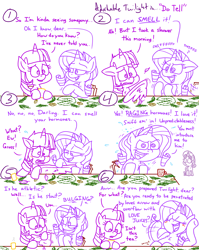 Size: 4779x6013 | Tagged: safe, artist:adorkabletwilightandfriends, rarity, sweetie belle, twilight sparkle, alicorn, pony, unicorn, comic:adorkable twilight and friends, g4, 0 to 100, adorkable, adorkable twilight, blushing, clenching, comic, confused, conversation, cute, dork, excited, fanning, feather, female, filly, friendship, happy, hot and bothered, innuendo, mare, mug, nervous, nostril flare, nostrils, pleasure, pulling, shield, shocked, slice of life, thirsty, twilight sparkle (alicorn), wings