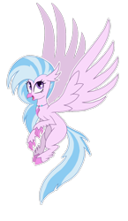 Size: 784x1352 | Tagged: safe, artist:darkgred, silverstream, classical hippogriff, hippogriff, g4, female, simple background, solo, transparent background