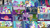 Size: 1968x1109 | Tagged: safe, edit, edited screencap, editor:quoterific, screencap, applejack, fluttershy, gummy, night light, pinkie pie, princess celestia, princess luna, rainbow dash, rarity, shining armor, silver sable, spike, twilight sparkle, twilight velvet, zephyr breeze, alicorn, bird, dragon, earth pony, goose, pegasus, pony, unicorn, g4, my little pony: friendship is magic, season 9, sparkle's seven, apple chord, applejack's hat, armor, baby, baby dragon, baby spike, clothes, costume, cowboy hat, crown, dangerous mission outfit, detective rarity, eyes closed, female, filly, filly twilight sparkle, floppy ears, freakout, goggles, group hug, hard-won helm of the sibling supreme, hat, hoodie, hoof shoes, hug, jewelry, lip bite, male, mane seven, mane six, mare, open mouth, regalia, royal guard, royal guard rarity, royal guard zephyr breeze, royal sisters, siblings, sisters, stallion, throne, twilight sparkle (alicorn), unicorn twilight, winged spike, wings, younger