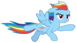 Size: 9125x5192 | Tagged: safe, artist:andoanimalia, rainbow dash, pegasus, pony, all bottled up, g4, best friends until the end of time, female, flying, mare, simple background, solo, transparent background, vector