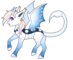 Size: 1200x1000 | Tagged: safe, artist:malphym, oc, oc only, oc:snowfall flurry, changepony, hybrid, pony, female, simple background, solo, transparent background