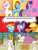 Size: 1000x1322 | Tagged: safe, artist:emilou1985, applejack, doctor horse, doctor stable, nurse redheart, rainbow dash, rarity, twilight sparkle, alicorn, pony, comic:signs, g4, bed, female, frizzy hair, giving birth, hospital, hospital bed, labor, magic, magic aura, male, mare, pain, preglight sparkle, pregnant, scratching head, screaming, stallion, twilight sparkle (alicorn)