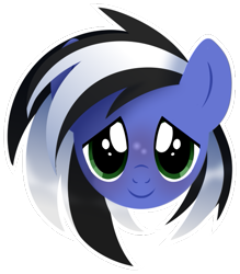 Size: 507x579 | Tagged: safe, artist:tired-horse-studios, oc, oc only, oc:dicemare, pony, bust, female, mare, portrait, simple background, solo, transparent background