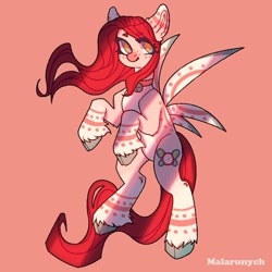 Size: 1000x1000 | Tagged: safe, artist:malarunych, oc, oc only, pony, cutie mark, simple background, solo, wings