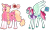 Size: 1280x761 | Tagged: safe, artist:twilightpriincess, oc, oc only, earth pony, pegasus, pony, bow, braid, clothes, coat markings, duo, freckles, hat, one wing out, shirt, simple background, socks (coat markings), sun hat, tail bow, transparent background, unshorn fetlocks, wings