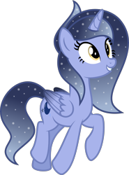 Size: 4000x5408 | Tagged: safe, artist:melisareb, oc, oc only, oc:stella moonshine, alicorn, pony, absurd resolution, colored wings, female, gradient mane, gradient tail, gradient wings, mare, show accurate, simple background, smiling, solo, transparent background, vector, wings