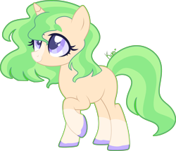 Size: 3558x3051 | Tagged: safe, artist:kurosawakuro, oc, oc only, pony, unicorn, base used, female, high res, mare, offspring, parent:coco pommel, parent:trenderhoof, show accurate, simple background, solo, transparent background