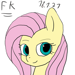 Size: 773x774 | Tagged: safe, artist:fsnyion, fluttershy, pony, g4, solo