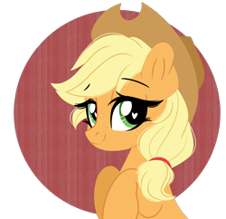 Size: 3086x2991 | Tagged: safe, artist:emberslament, applejack, earth pony, pony, g4, commission, cute, freckles, hat, heart eyes, high res, jackabetes, looking at you, simple background, transparent background, wingding eyes