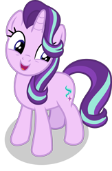 Size: 5374x8239 | Tagged: safe, artist:starcollider, starlight glimmer, pony, unicorn, g4, rock solid friendship, .svg available, absurd resolution, cute, female, glimmerbetes, mare, oh you, open mouth, show accurate, simple background, solo, svg, transparent background, vector