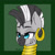 Size: 850x850 | Tagged: safe, artist:hrukii, zecora, pony, zebra, g4, bust, ear piercing, earring, female, jewelry, lidded eyes, mare, neck rings, piercing, portrait, quadrupedal, solo