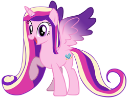 Size: 9608x7400 | Tagged: safe, artist:laszlvfx, princess cadance, alicorn, pony, g4, absurd resolution, base used, female, mare, simple background, solo, transparent background, vector