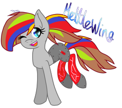 Size: 2800x2500 | Tagged: safe, artist:juliet-gwolf18, oc, oc only, earth pony, pony, earth pony oc, eyelashes, high res, one eye closed, open mouth, simple background, smiling, solo, transparent background, wink