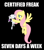 Size: 922x1057 | Tagged: safe, fluttershy, opalescence, pegasus, pony, g4, caption, cardi b, flying, image macro, open mouth, simple background, song reference, spread wings, text, wap, wet, wings