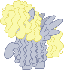 Size: 213x234 | Tagged: safe, artist:punzil504, edit, vector edit, derpy hooves, pegasus, pony, mlp fim's tenth anniversary, bridle gossip, g4, 10, alternate universe, background pony, character swap, female, hairiderpy, hairpy hooves, mare, messy mane, palette swap, poison joke, raised hoof, recolor, simple background, solo, transparent background, vector