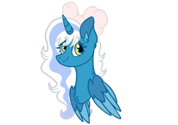 Size: 2388x1668 | Tagged: dead source, source needed, useless source url, safe, artist:caramelbolt24, oc, oc:fleurbelle, alicorn, pony, alicorn oc, bow, chest fluff, ear fluff, female, hair bow, horn, mare, simple background, solo, transparent background, wings, yellow eyes