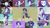 Size: 1968x1109 | Tagged: safe, edit, edited screencap, editor:quoterific, screencap, radiance, rarity, human, equestria girls, equestria girls series, equestria girls specials, forgotten friendship, g4, good vibes, mirror magic, movie magic, my little pony equestria girls, my little pony equestria girls: friendship games, my little pony equestria girls: legend of everfree, my little pony equestria girls: rainbow rocks, my little pony equestria girls: summertime shorts, super squad goals, the other side, clothes, eyes closed, open mouth, ponied up, power ponies, rarity is not amused, solo, swimsuit, teeth, unamused
