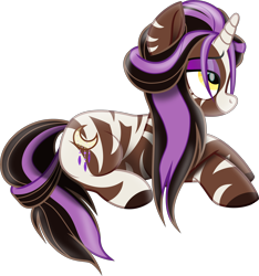 Size: 3881x4140 | Tagged: safe, artist:php178, derpibooru exclusive, oc, oc only, oc:moonlight howl, hengstwolf, hybrid, werewolf, wolf, wolf pony, zebra, zebracorn, zony, g4, my little pony: the movie, .svg available, colored pupils, eyeshadow, female, inkscape, makeup, mare, movie accurate, simple background, solo, stripes, svg, transparent background, vector, zebra stripes