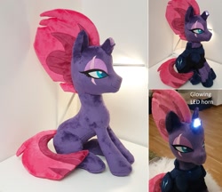 Size: 2264x1952 | Tagged: safe, artist:epicrainbowcrafts, tempest shadow, pony, unicorn, g4, broken horn, horn, irl, photo, plushie, solo