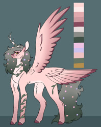 Size: 1280x1614 | Tagged: safe, artist:amcirken, oc, oc only, alicorn, pony, butt wings, female, mare, reference sheet, solo, tail feathers, wings