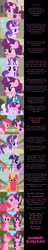 Size: 2000x10439 | Tagged: safe, artist:mlp-silver-quill, applejack, big macintosh, double diamond, fluttershy, night glider, party favor, pinkie pie, rainbow dash, rarity, starlight glimmer, sugar belle, twilight sparkle, alicorn, earth pony, pegasus, pony, unicorn, comic:pinkie pie says goodnight, g4, the cutie re-mark, apple, apple tree, clothes, female, flashback, horse collar, hug, male, mane six, our town, s5 starlight, scarf, sweet apple acres, tree