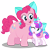 Size: 3266x3258 | Tagged: safe, artist:aleximusprime, pinkie pie, princess flurry heart, alicorn, earth pony, pony, flurry heart's story, g4, adorafatty, auntie pinkie, bow, cute, diabetes, diabetes intensifies, diapinkes, duo, fat, female, filly, filly flurry heart, flurrybetes, high res, hug, mare, older, older flurry heart, pudgy pie, simple background, transparent background