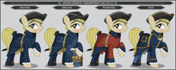 Size: 1280x512 | Tagged: safe, artist:brony-works, earth pony, pony, clothes, drums, female, mare, musical instrument, solo, sweden, uniform