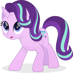 Size: 3432x3447 | Tagged: dead source, safe, artist:inaactive, starlight glimmer, pony, unicorn, g4, my little pony: the movie, concerned, female, high res, looking up, mare, movie accurate, simple background, transparent background, vector