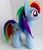 Size: 1195x1389 | Tagged: safe, artist:larsen toys, rainbow dash, pegasus, pony, g4, craft, irl, lottery, photo, plushie, pony plushie, realistic