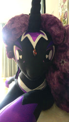 Size: 720x1280 | Tagged: safe, artist:purplenebulastudios, oc, oc only, oc:lady nebula, alicorn, pony, female, irl, mare, photo, plushie, solo