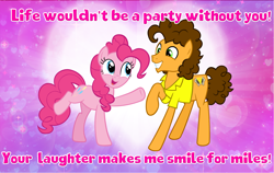 Size: 4600x2900 | Tagged: safe, artist:andoanimalia, cheese sandwich, pinkie pie, earth pony, pony, g4, female, hearts and hooves day, male, ship:cheesepie, shipping, straight