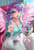 Size: 805x1200 | Tagged: safe, artist:racoonsan, princess flurry heart, alicorn, human, g4, alicorn humanization, beautiful, big breasts, blue eyes, blue hair, breasts, busty princess flurry heart, chair, chocolate, cleavage, clothes, cloud, cute, dessert, drink, eyebrows, eyebrows visible through hair, eyelashes, eyeshadow, feather, female, fingernails, flurrybetes, food, glass, heart, holiday, horn, horned humanization, hot chocolate, humanized, ice cream, indoors, jewelry, looking at you, makeup, marshmallow, multicolored hair, necklace, older, older flurry heart, open mouth, pants, purple hair, sitting, sky, solo, spoon, spread wings, stupid sexy princess flurry heart, sundae, table, teeth, text, tongue out, tree, valentine's day, winged humanization, wings