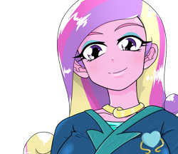 Size: 1480x1280 | Tagged: safe, alternate version, artist:batipin, dean cadance, princess cadance, equestria girls, g4, female, holiday, looking at you, simple background, solo, transparent background, valentine's day